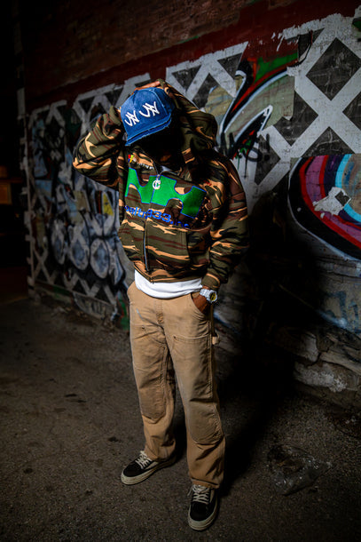 Mob ties For3ver Camo Hoodie