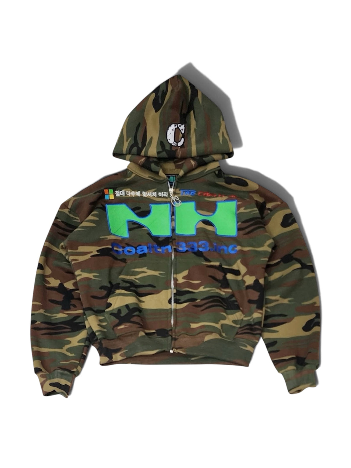 “333” ARMY CAMO HOODIE
