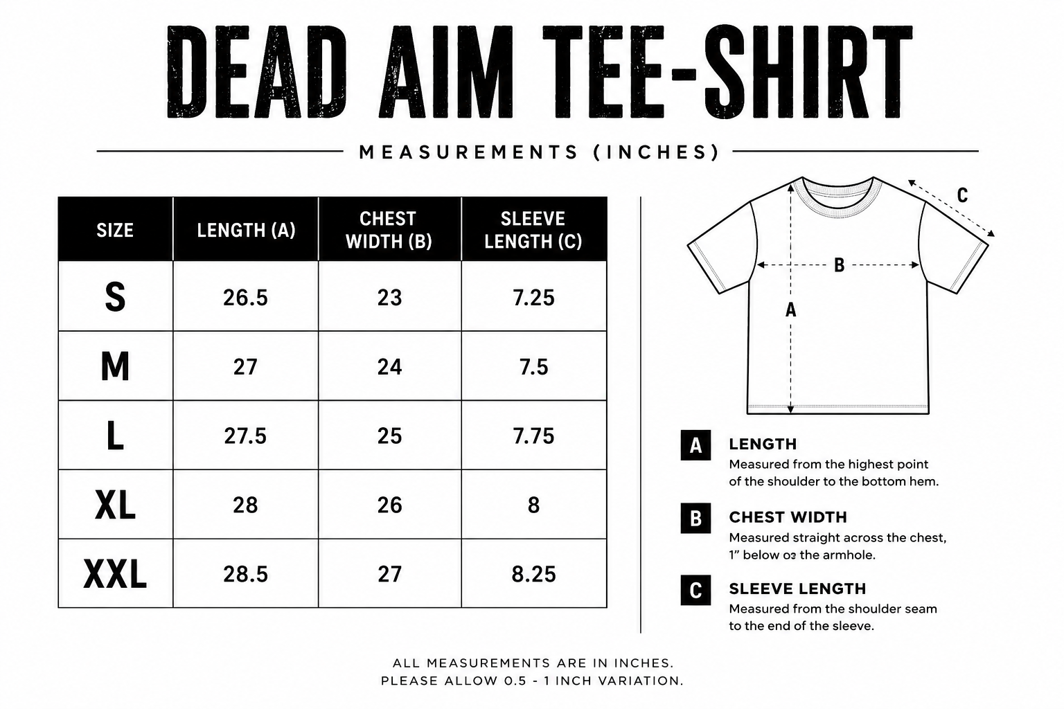 DEAD AIM TEE